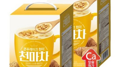 아침 식사 대용? 담터 콘푸레이크 천마차 솔직 후기 & 할인 꿀팁! ☕️✨