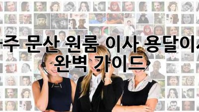 파주 문산 원룸 이사, 용달이사 완벽 가이드!